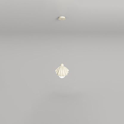 Contemporary Creative Shell Iron Resin Acrylic LED Pendant Light For Living Room