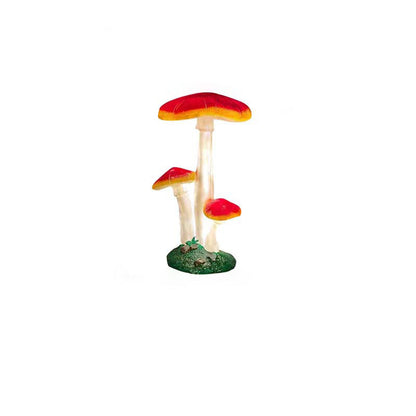 Modern Art Deco Solar Waterproof Mushroom Resin Glass Fibre LED Landscape Lighting Outdoor Light For Garden