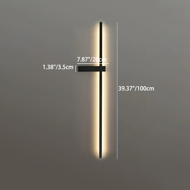 مصباح حائط LED بتصميم عصري بسيط من الحديد والألومنيوم والسيليكا لغرفة النوم 