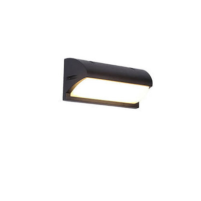 Modern Simple Geometry Outdoor Waterproof Sensor LED Wall Sconce Lamp