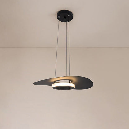مصباح LED معلق على شكل قبعة من الألومنيوم بتصميم عصري بسيط