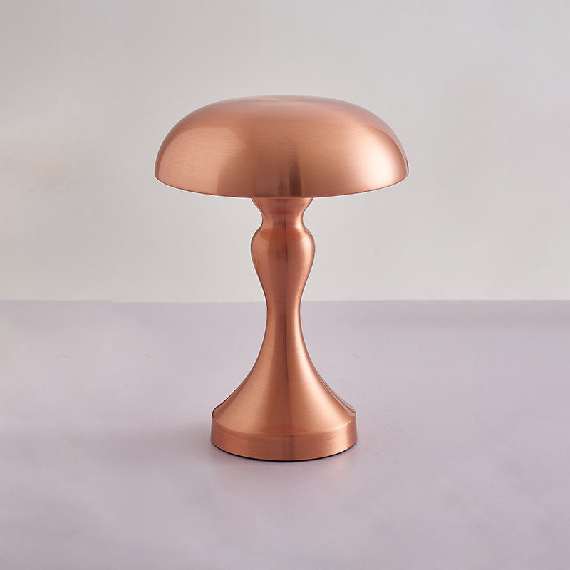 Modern Art Deco Mushroom Acrylic Iron LED Table Lamp For Bedroom