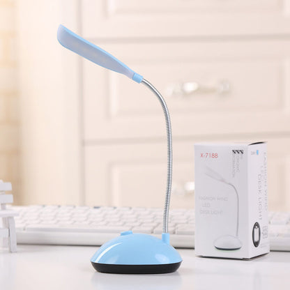 Creative Mini Macaron Plastic LED Folding Eye Care Battery Desk Lamp