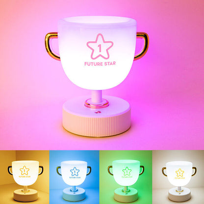 Creative Trophy Cup LED Night Light USB Table Lamp