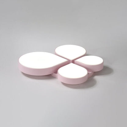 Modern Minimalist Four Leaf Clover Acrylic LED Flush Mount Ceiling Light