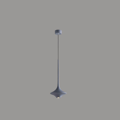 Modern Minimalist Solid Color Hardware Resin LED Pendant Light