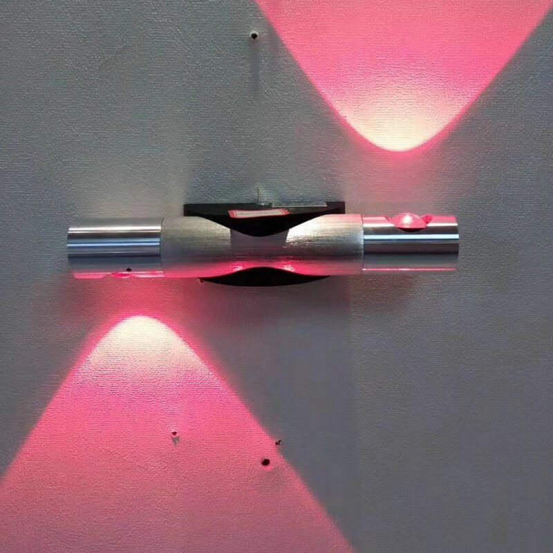 مصباح حائط LED أسطواني دوار حديث إبداعي من الألومنيوم 