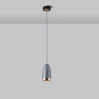 مصباح LED صناعي من الألومنيوم الإبداعي على شكل رصاصة 