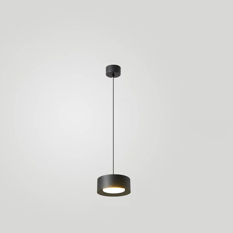 Modern Minimalist Round Head Iron LED Pendant Light