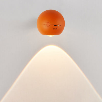 Modern Minimalist Orb USB ABS LED Wall Sconce Lamp For Bedroom