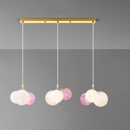 Modern Creative Moon Iron 9-Light Chandelier