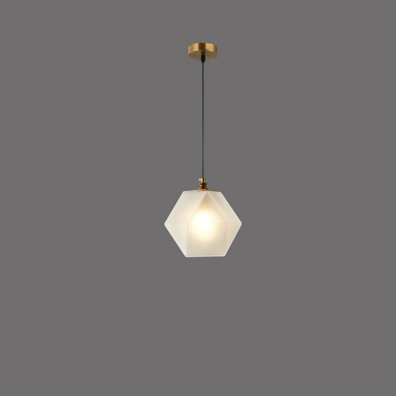Nordic Light Luxury Wrought Iron Glass 1/3-Light Chandelier