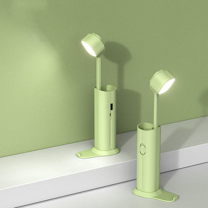 Creative Small Retractable Power Bank Flashlight LED Table Lamp