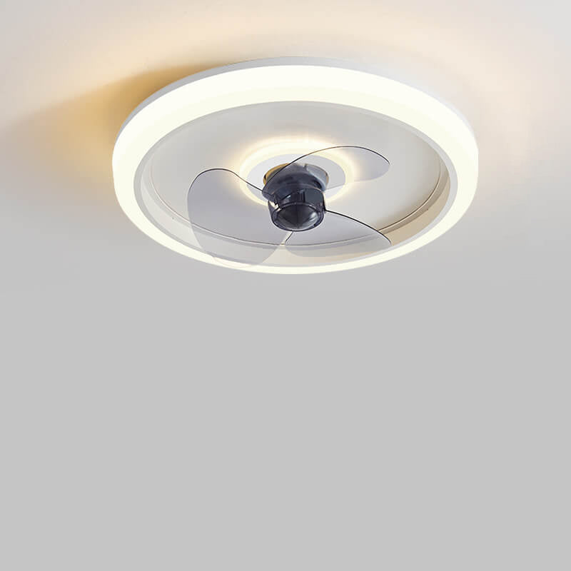 مروحة إضاءة LED خفيفة الوزن وحديثة من الأكريليك