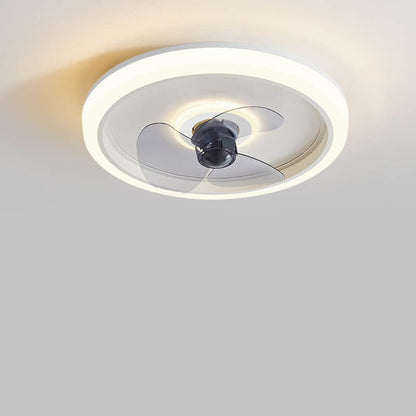 مروحة إضاءة LED خفيفة الوزن وحديثة من الأكريليك