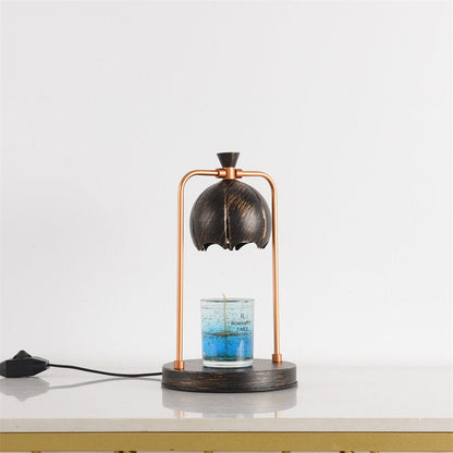 Modern Orchid Metal Aromatherapy Melting Wax 1-Light Table Lamp