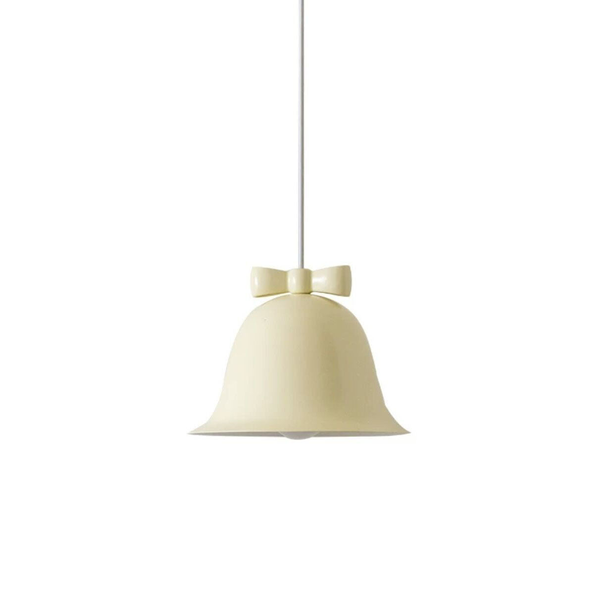 Modern Minimalist Bow Bells Iron 1-Light Pendant Light For Bedroom