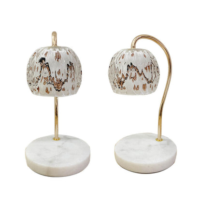 Japanese Style Creative Glass Spherical 1-Light Melting Wax Table Lamp