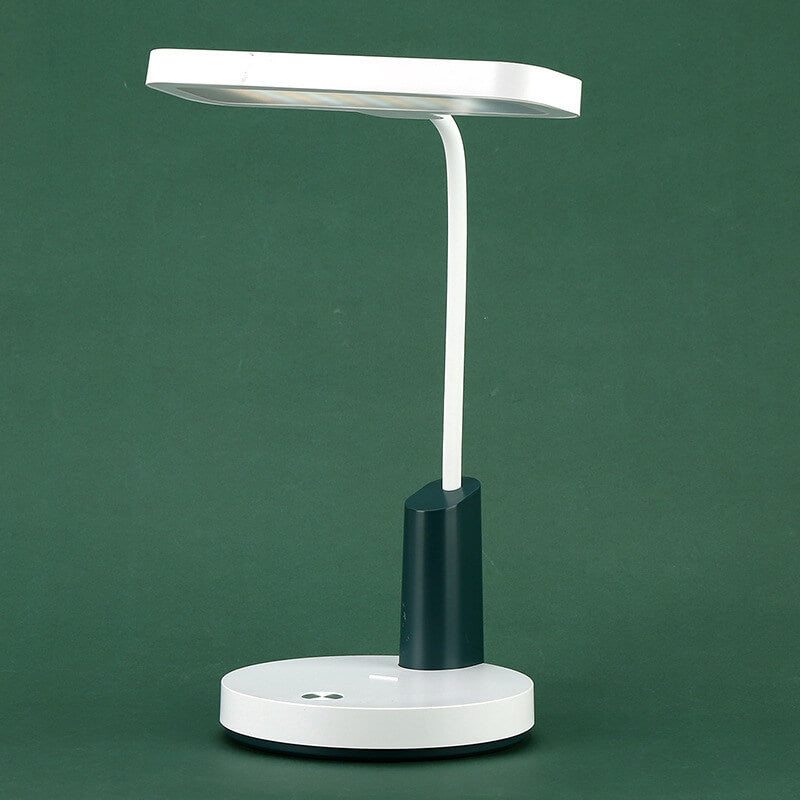 Simple Long Shade Round Base Touch Charging LED Desk Lamp