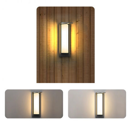 Modern Simplicity Waterproof Solar Stainless Steel Glass PC Triangular Prism LED Outdoor Wall Sconce Lamp For Garden