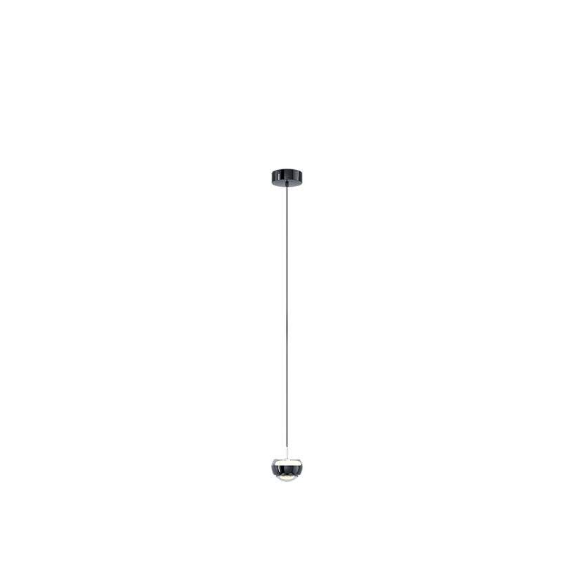 Modern Simplicity Iron Aluminum Semicircle LED Pendant Light For Living Room