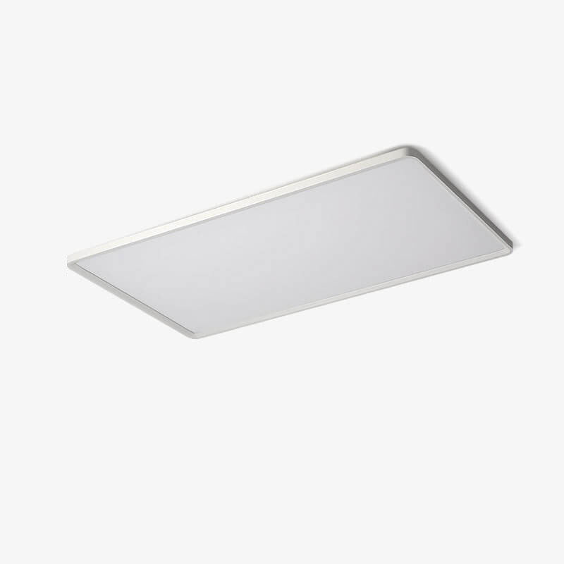 Modern Minimalist Rectangular Iron Aluminum LED Flush Mount Lighting