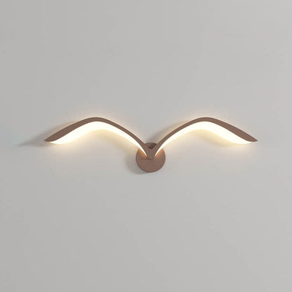 مصباح حائط LED من الأكريليك بتصميم طائر النورس بتصميم بسيط إسكندنافي 