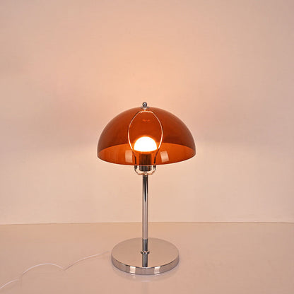 Nordic Vintage Clear Dome Acrylic LED USB Table Lamp