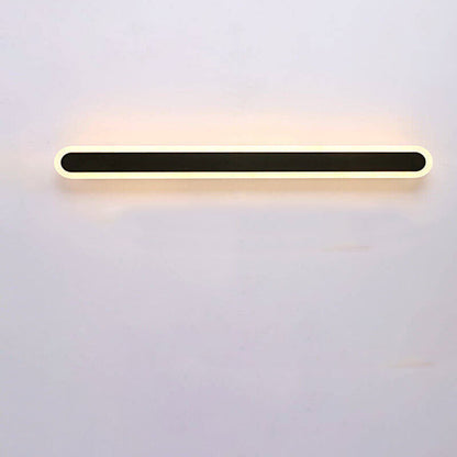 Modern Minimalist Long Bar Iron Acrylic LED Wall Sconce Lamp