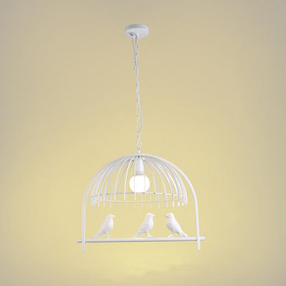 Modern Creative Bird Cage 1-Light Pendant Light