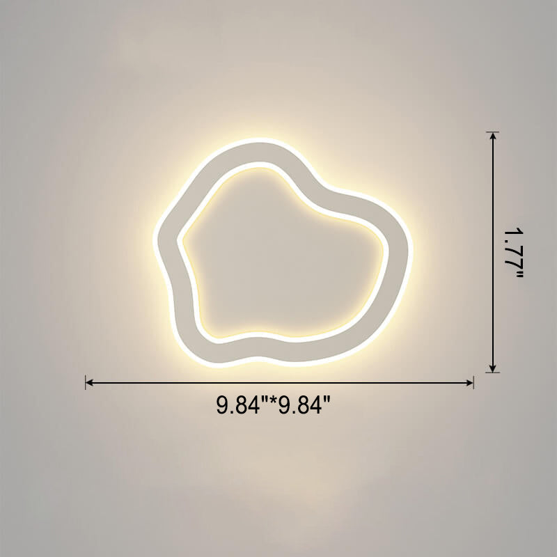 مصباح حائط LED بتصميم إبداعي عصري مصنوع من الحديد والأكريليك 