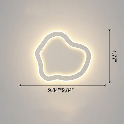 مصباح حائط LED بتصميم إبداعي عصري مصنوع من الحديد والأكريليك 