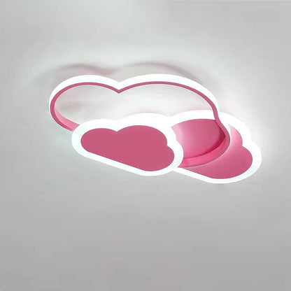 Creative Color Cloud Aluminum LED Flush Mount Ceiling Light