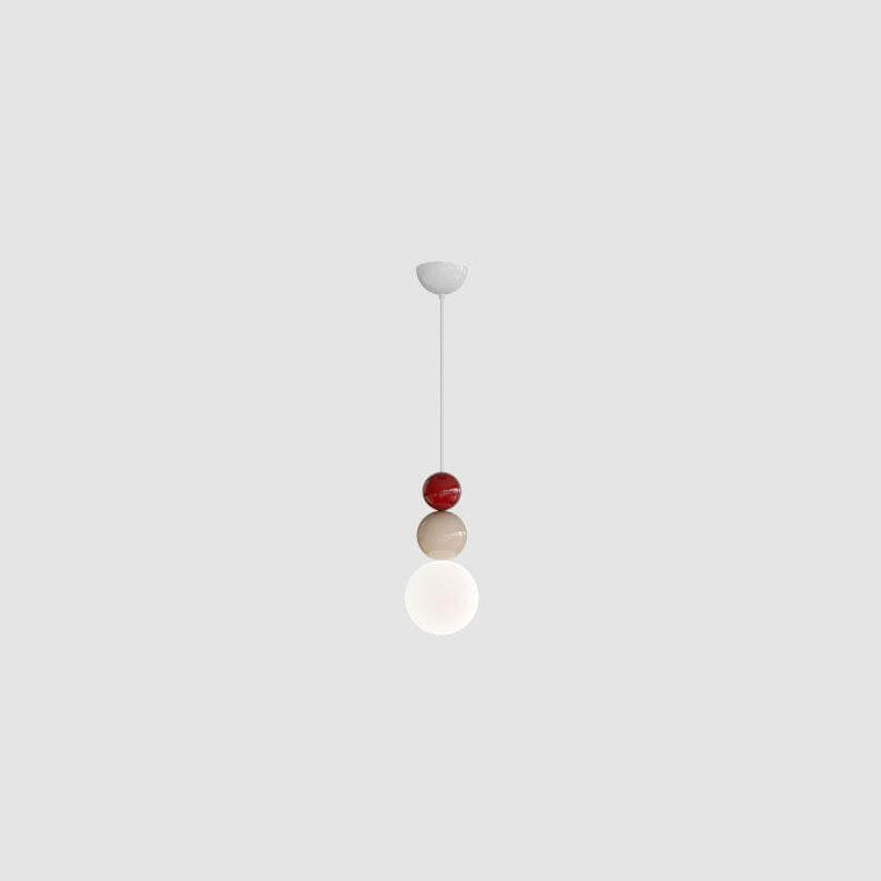 Modern Creative Iron Gourd String Shape 1-Light Pendant Light For Bedroom