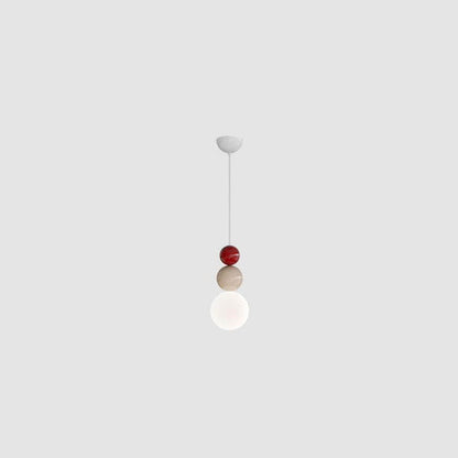 Modern Creative Iron Gourd String Shape 1-Light Pendant Light For Bedroom