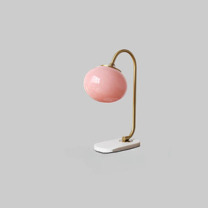 Nordic Minimalist Nostalgic Glass Sphere 1-Light Table Lamp