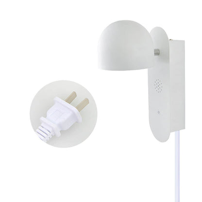 Modern Solid Color Round Head Voice Control Acrylic LED Wall Sconce Lamp