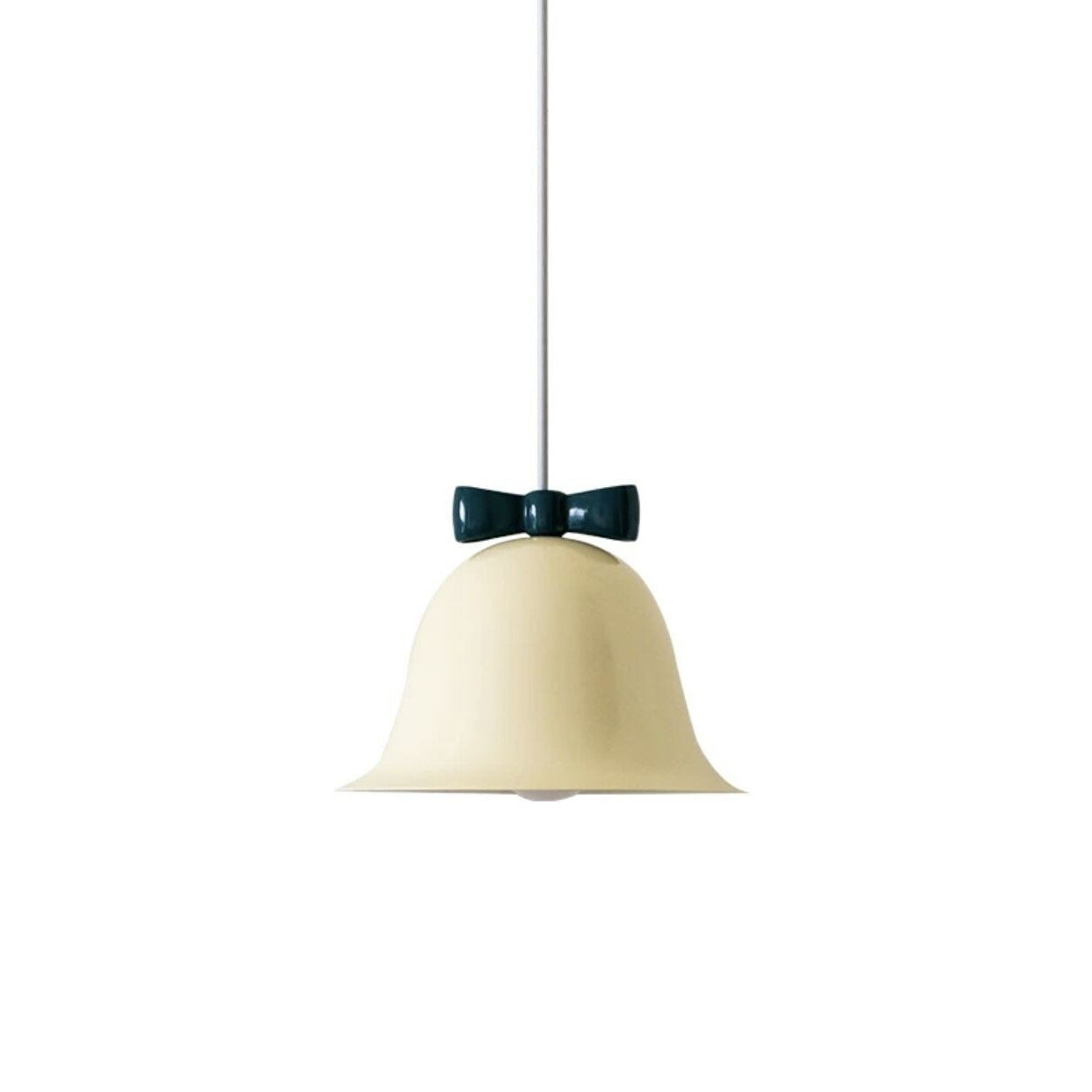 Modern Minimalist Bow Bells Iron 1-Light Pendant Light For Bedroom