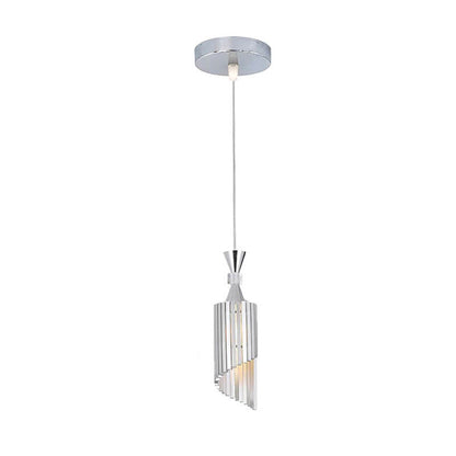 Nordic Light Luxury Minimalist Solid Color Aluminum 1-Light Pendant Light