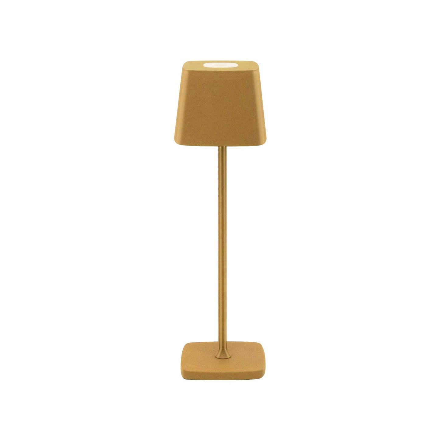 Modern Minimalist Square Solid Color Aluminum USB Rechargeable LED Night Light Table Lamp
