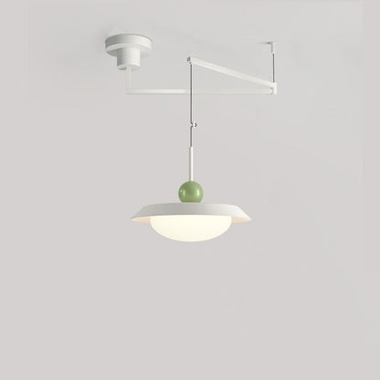Modern Minimalist UFO Rocker Acrylic Glass LED Pendant Light for Living Room