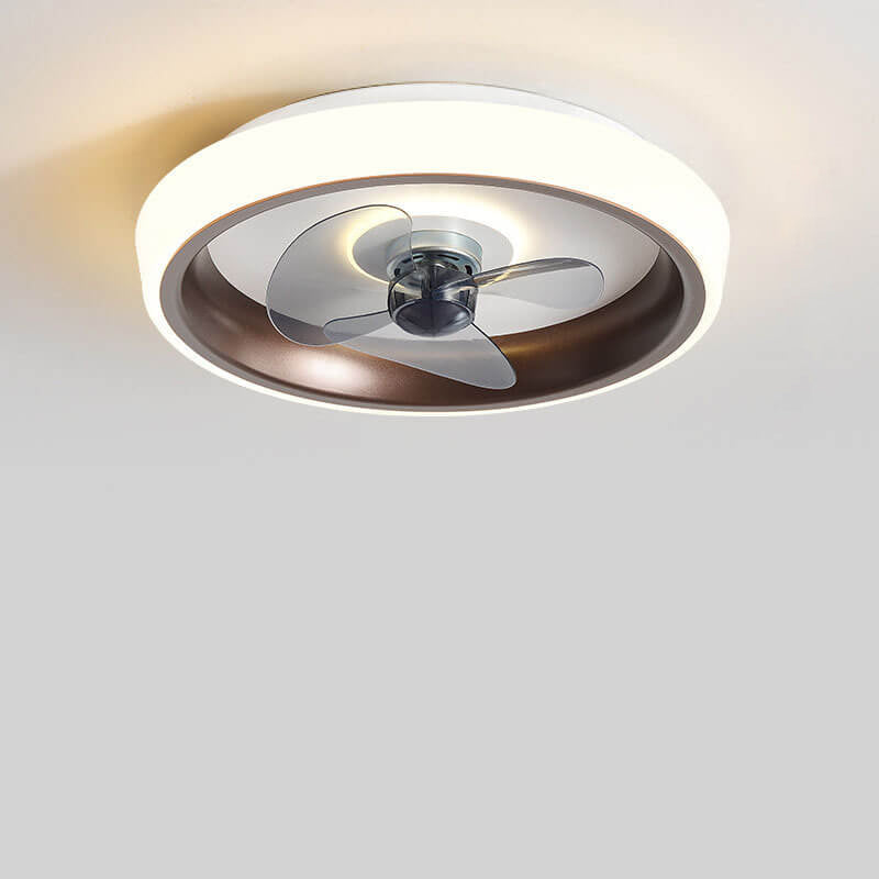 مروحة إضاءة LED خفيفة الوزن وحديثة من الأكريليك