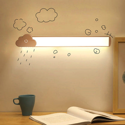 Simple Tube Light Rechargeable LED Eye Protection Wall Sconce Lamp