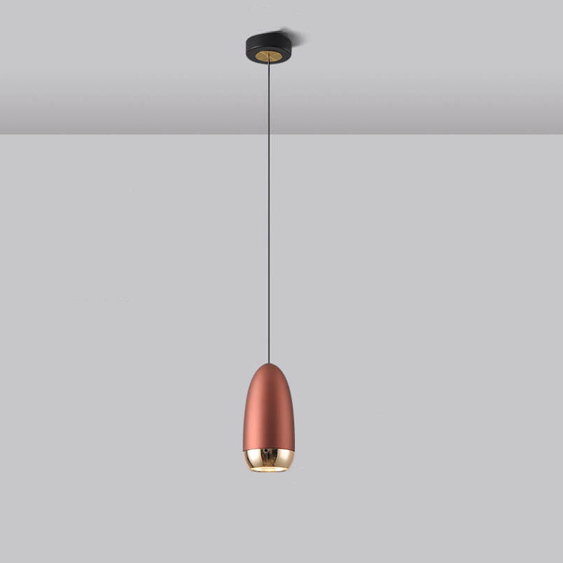مصباح LED صناعي من الألومنيوم الإبداعي على شكل رصاصة 