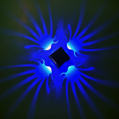 مصباح حائط زخرفي LED على شكل ذيل فينيكس من الألومنيوم من Creative Square 