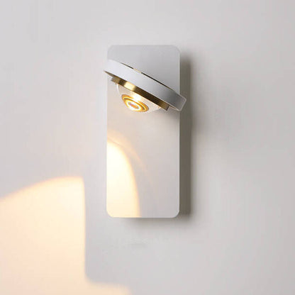 مصباح حائط LED دائري هندسي بسيط من الألومنيوم بتصميم نورديك 