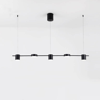 Modern Minimalist Line Round Spotlight LED Island Light Chandelier