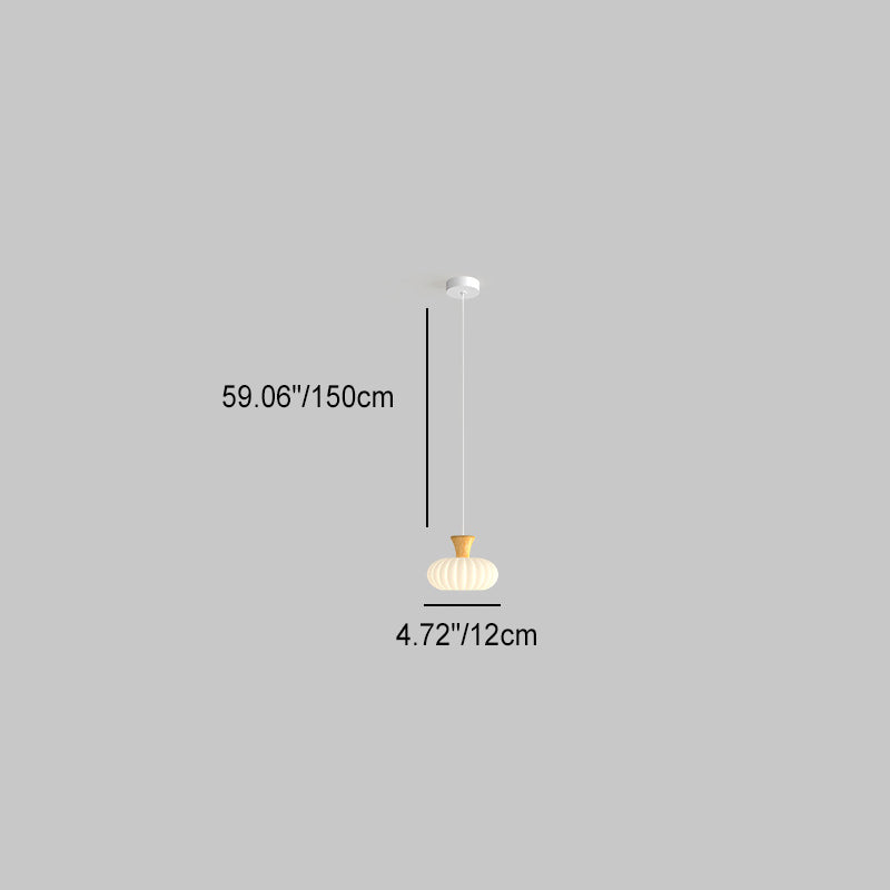 Contemporary Scandinavian Log Glass 1/3 Light Island Light Chandelier For Dining Room