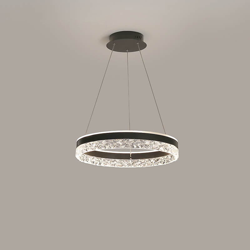 Modern Minimalist Ring Hollow Design LED Chandelier