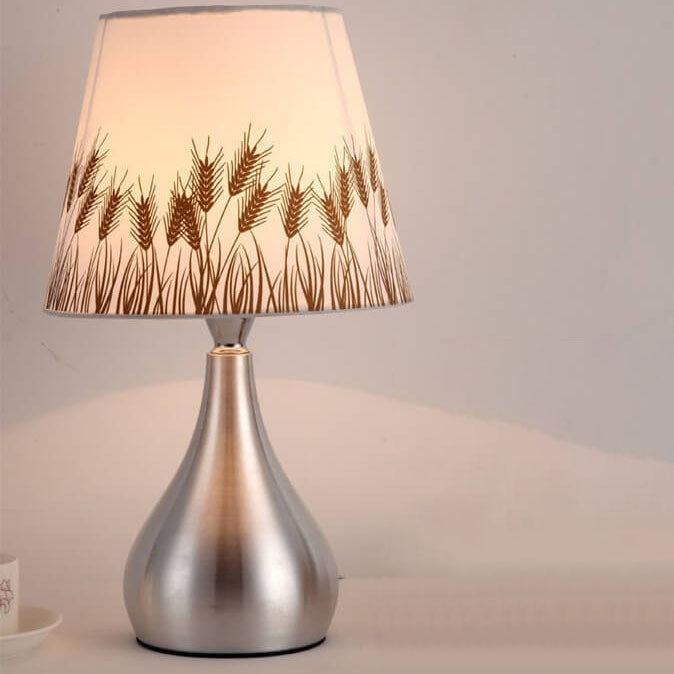 Modern Simple Personality Fabric Cylindrical 1-Light Table Lamp